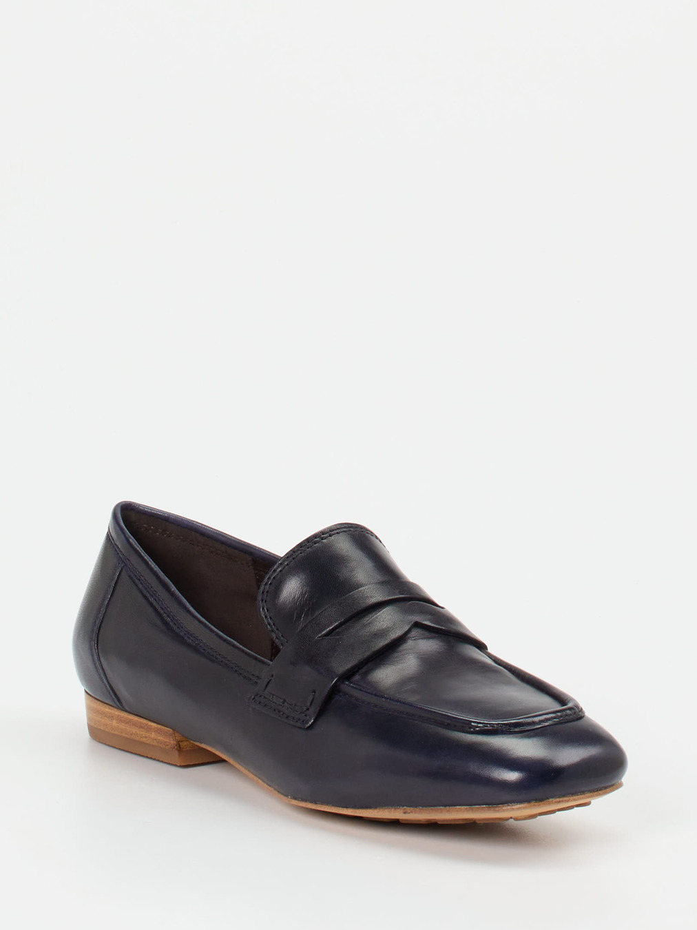 Ginger & Glove – Loafer aus Lammleder Dunkelblau