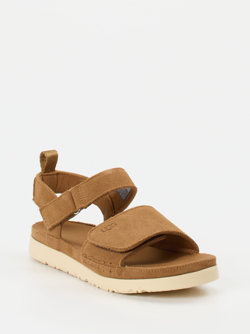 UGG – Trekking-Sandalen aus Veloursleder cognac