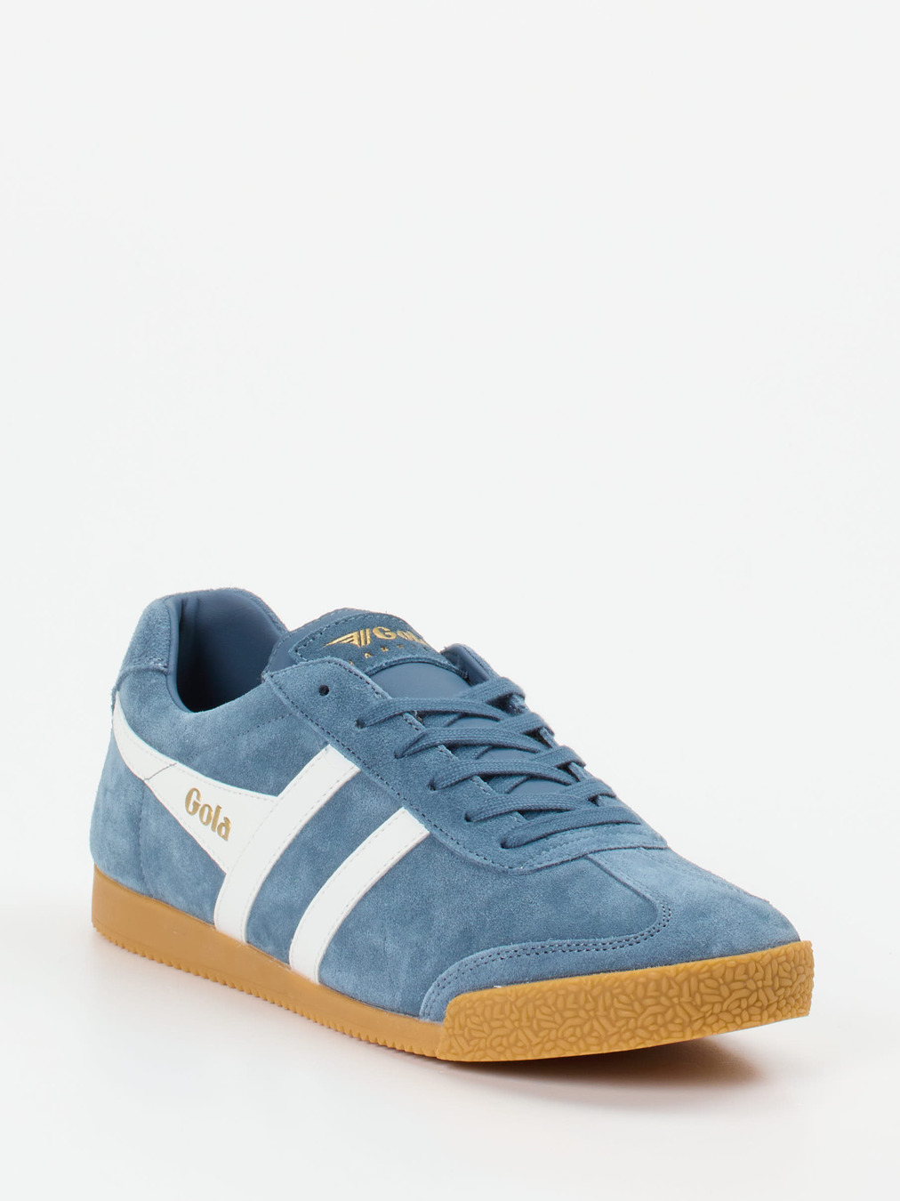 Gola – Retro-Sneaker aus Veloursleder Jeansblau