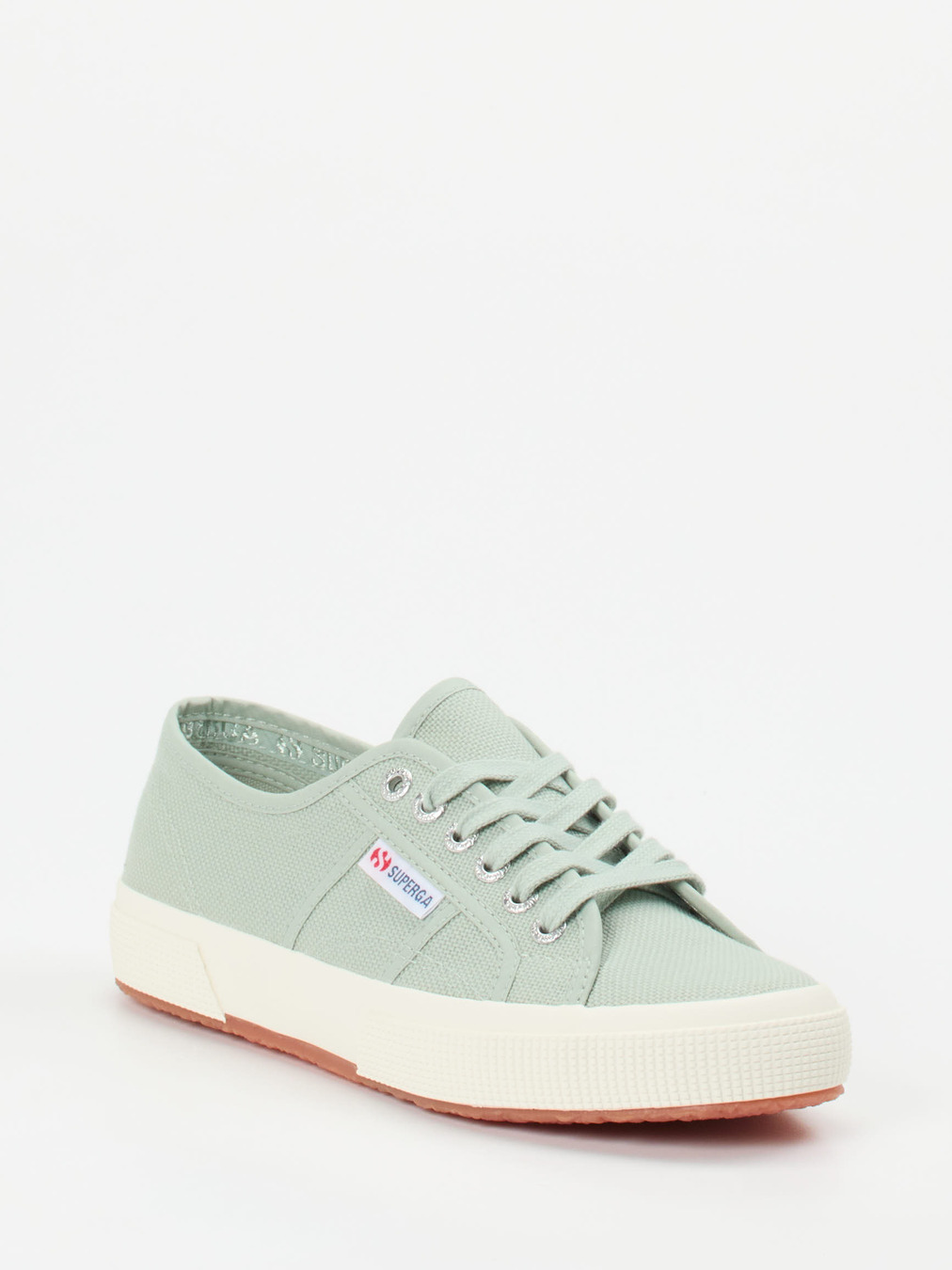 Superga – Canvas-Sneaker aus Textil in Salbeigrün