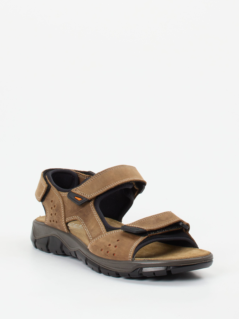 Ralph Harrison Country – Trekking-Sandale aus Veloursleder braun