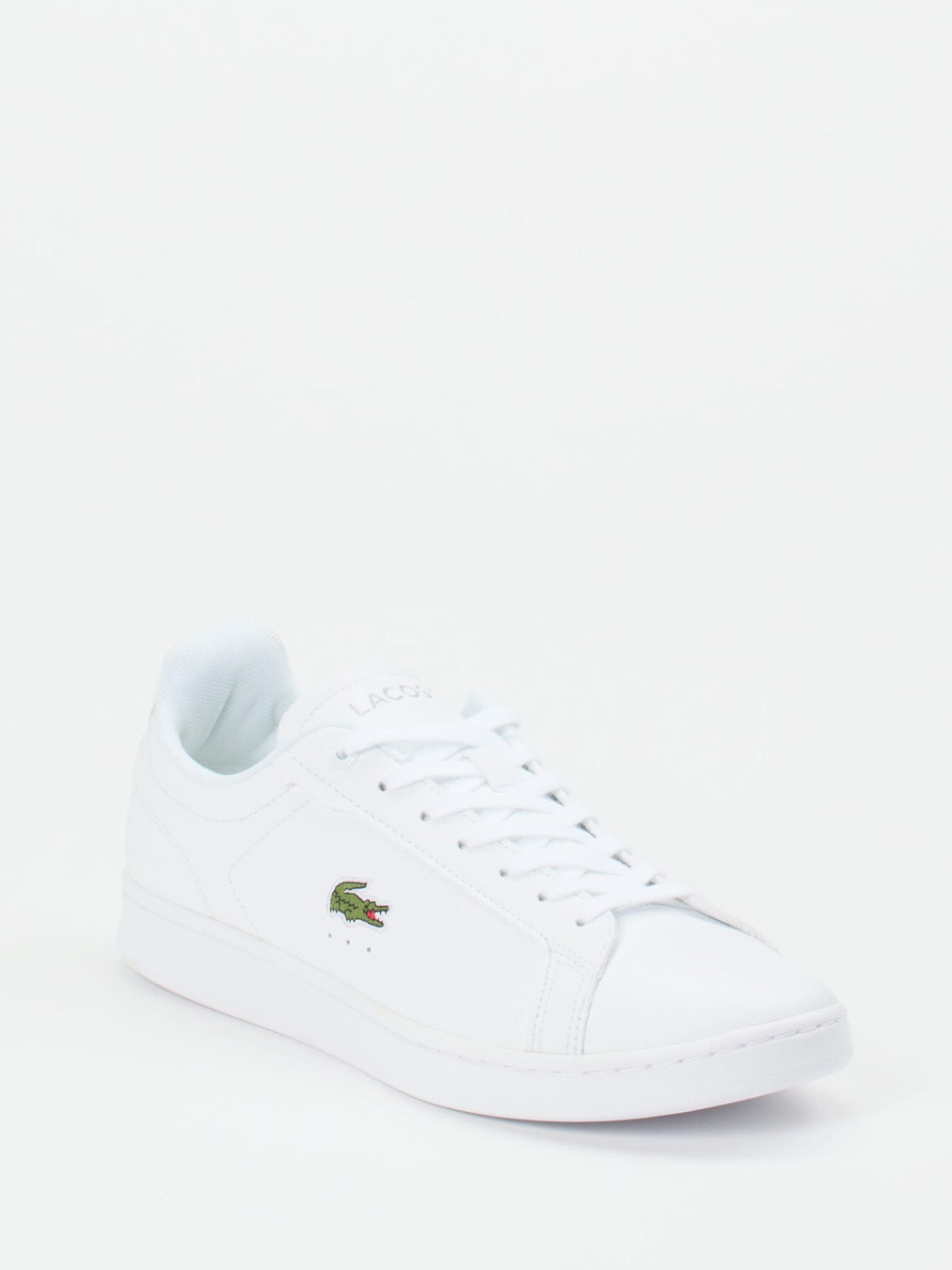 Lacoste – Sneaker aus Glattleder in Weiß