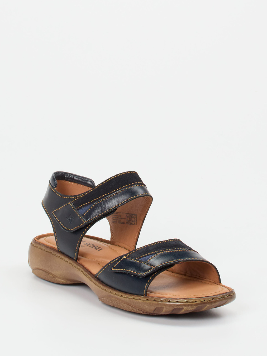 Josef Seibel – Komfortsandale aus Glattleder blau