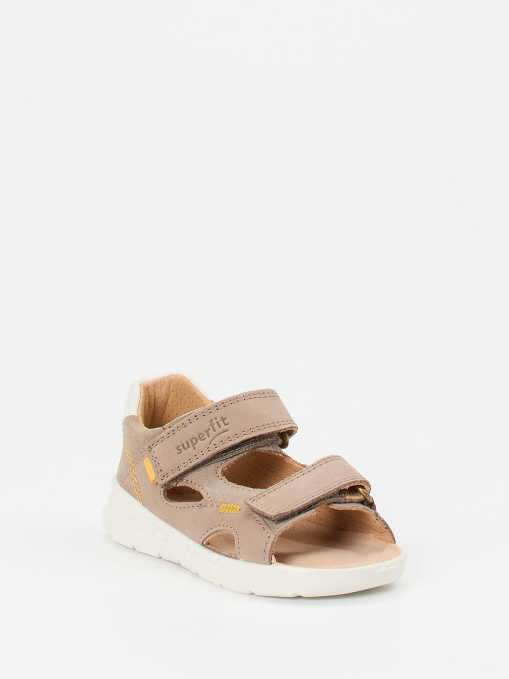 Superfit – Klettsandale aus Nubukleder beige