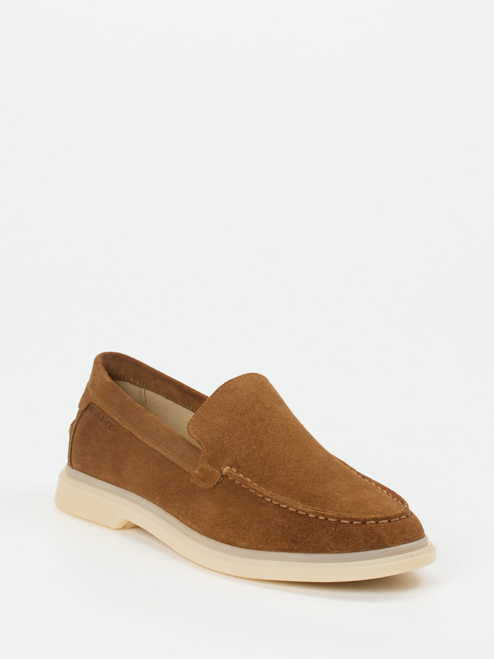 Gant – Loafer aus Veloursleder Cognacbraun