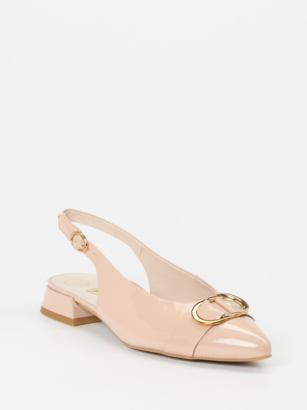Paul Green – Slingpumps aus Lackleder in Rosébeige