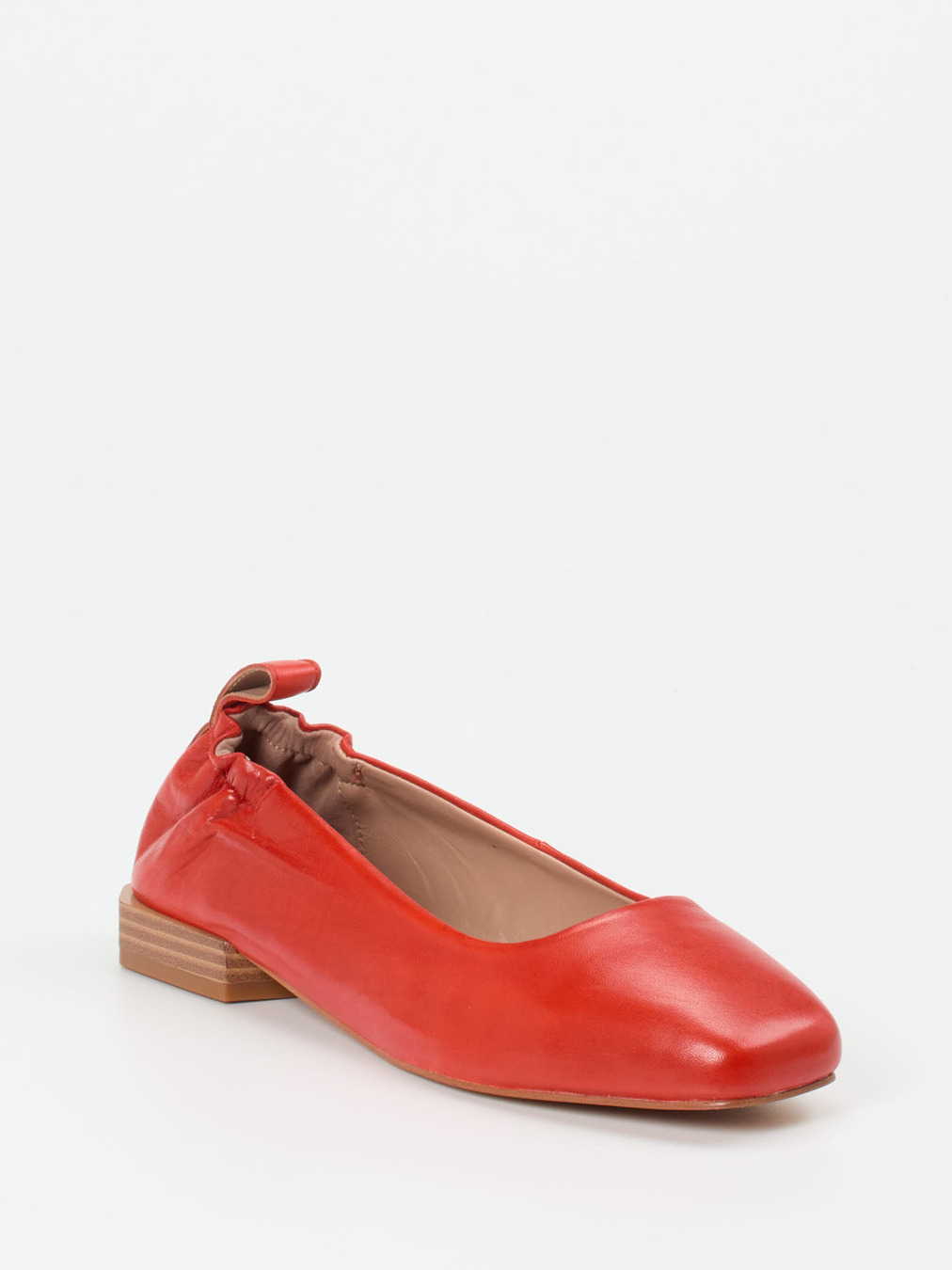 Ginger & Glove – Ballerinas aus Lammnappa in Rot