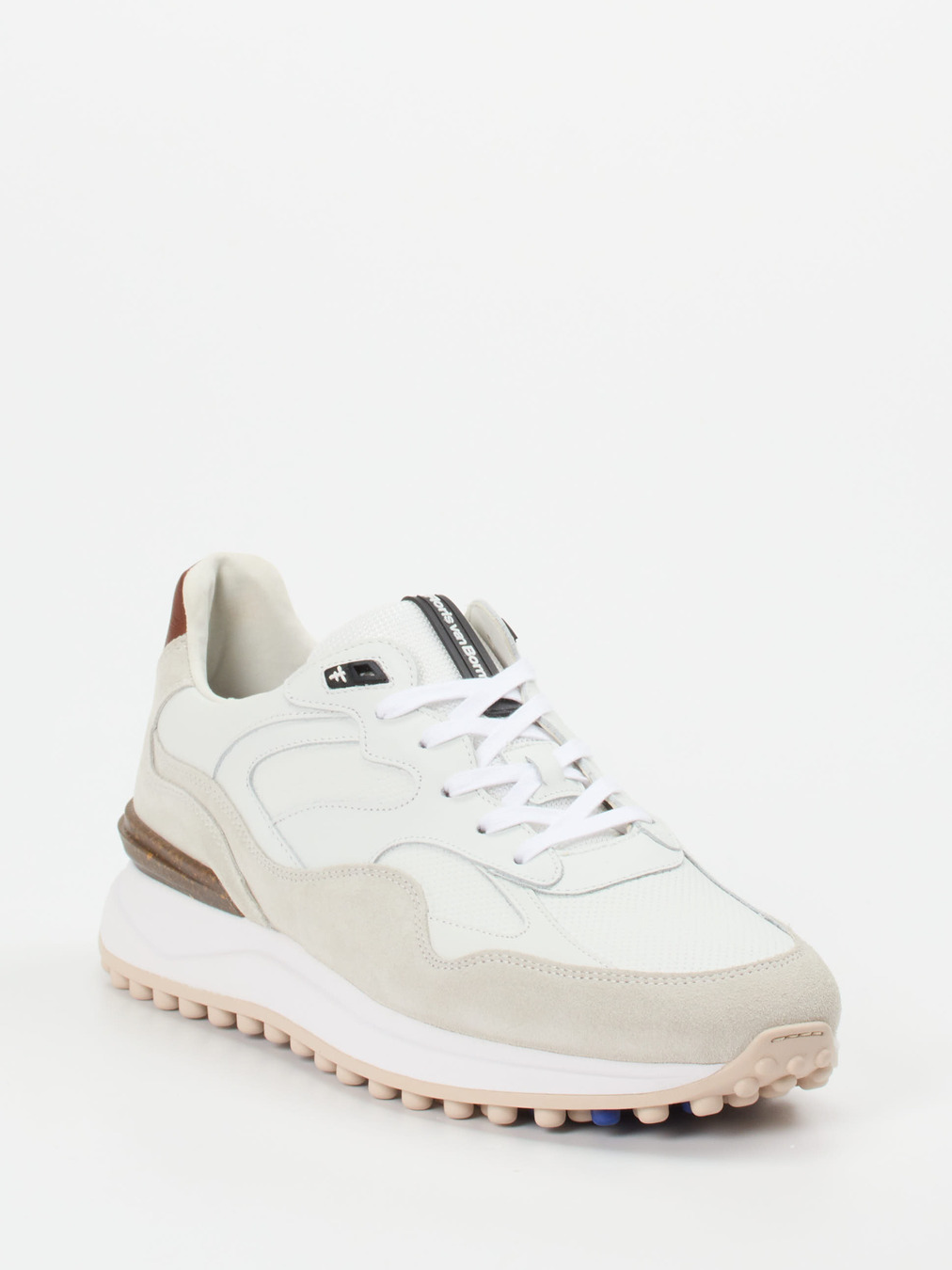 Floris van Bommel – Retro-Sneaker aus Kalbleder Offwhite