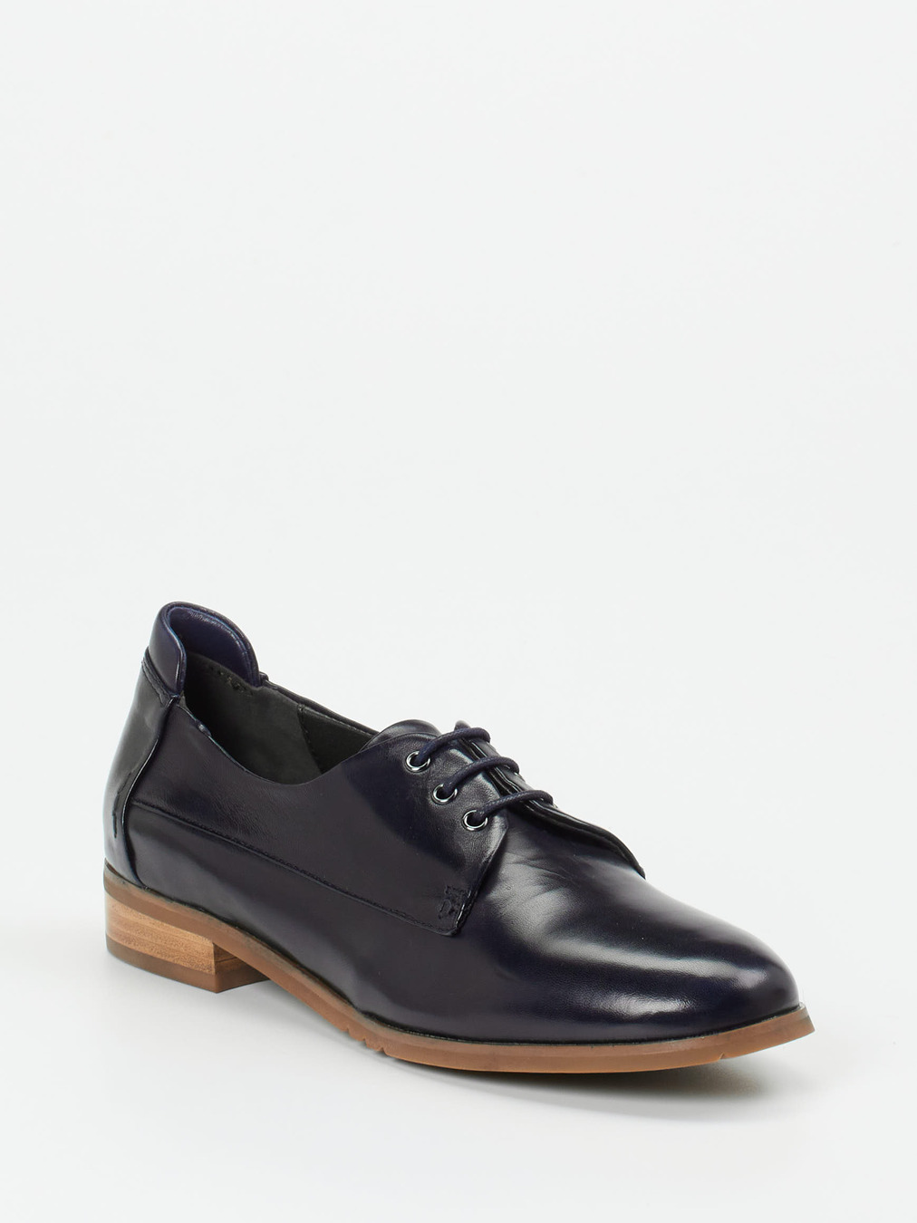 Ginger & Glove – Derby-Schuhe aus Lammleder Tintenblau