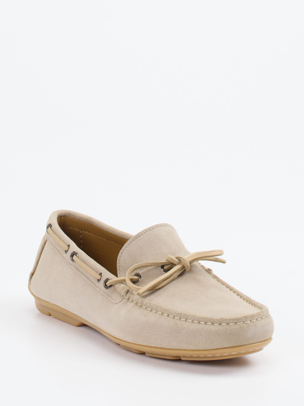 Ludwig Reiter – Mokassin aus Veloursleder beige