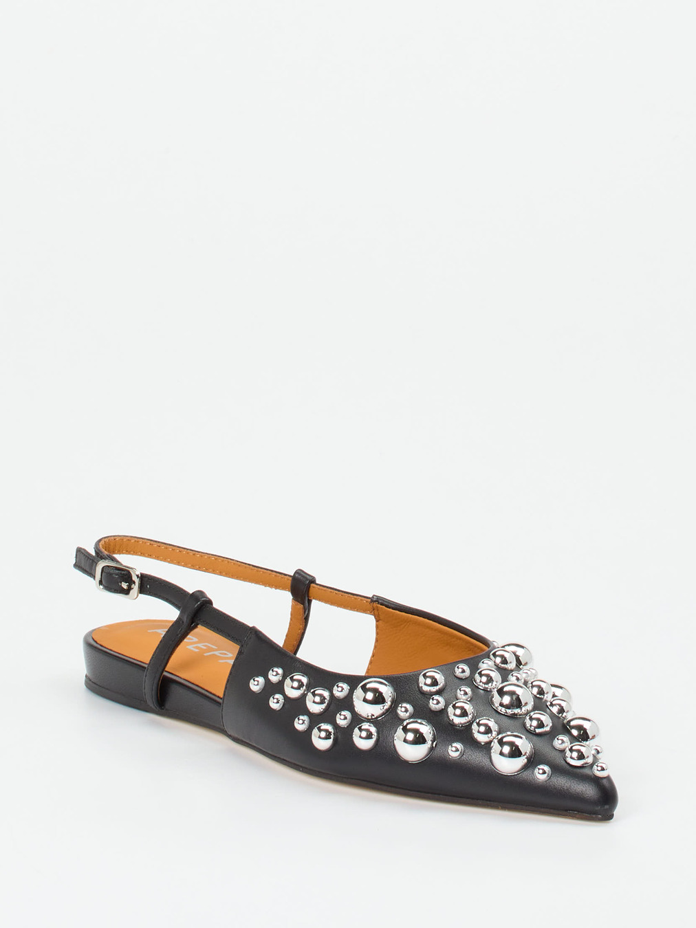 Apepazza – Slingpumps aus Glattleder Schwarz