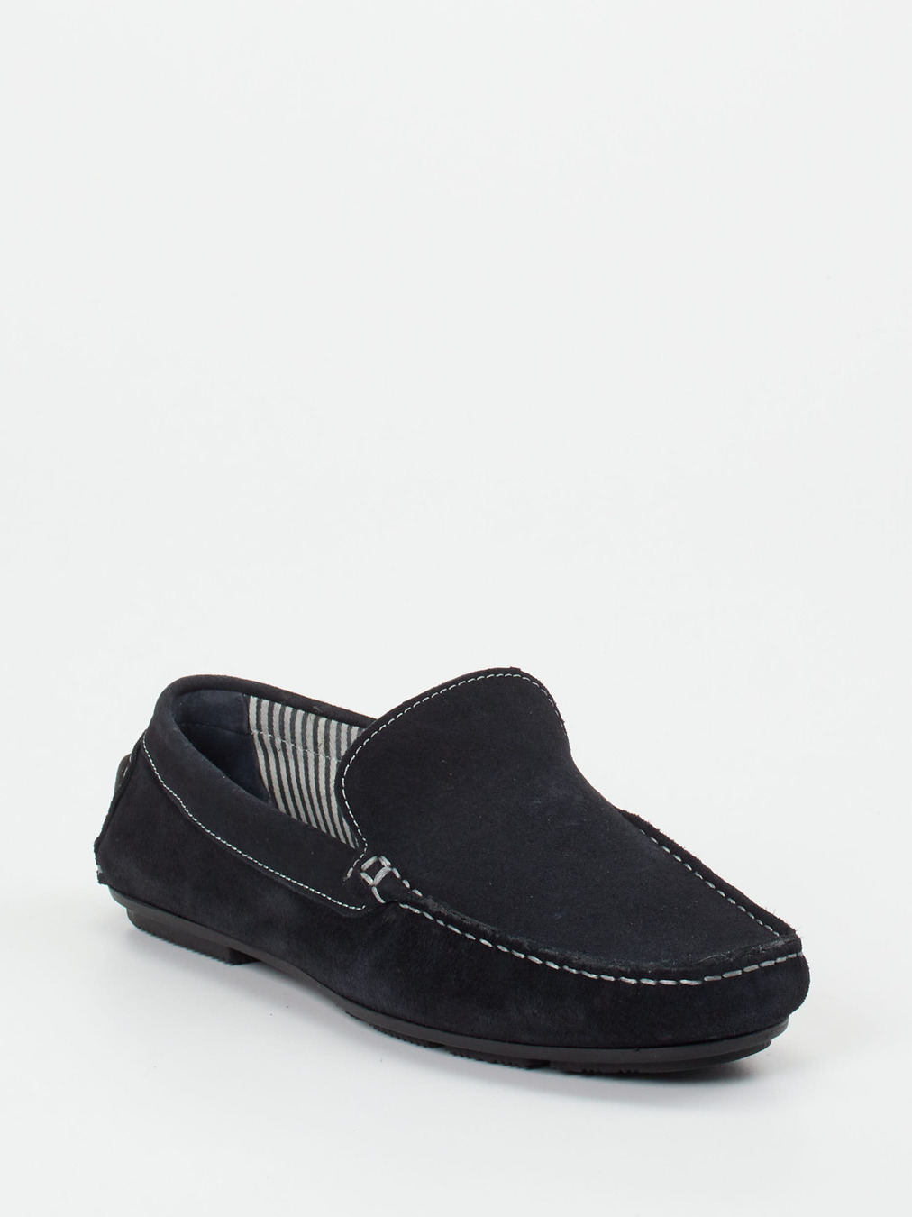 Ralph Harrison – Mokassin aus Veloursleder Blau