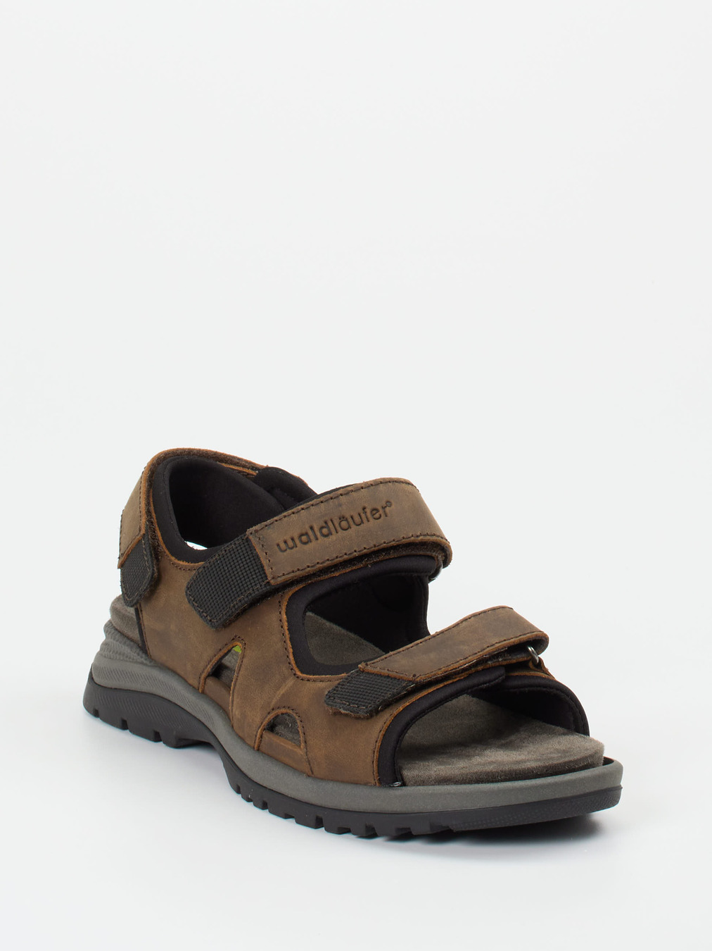 Waldläufer – Outdoorsandale aus Fettleder braun