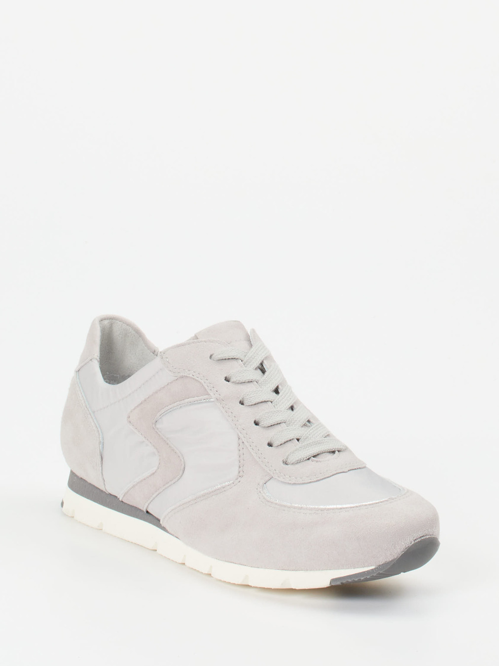 Semler – Retro-Sneaker aus Veloursleder grau