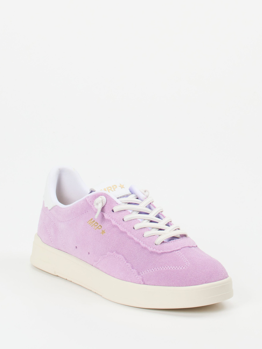 MRP – Low-Top Sneaker aus Veloursleder Flieder