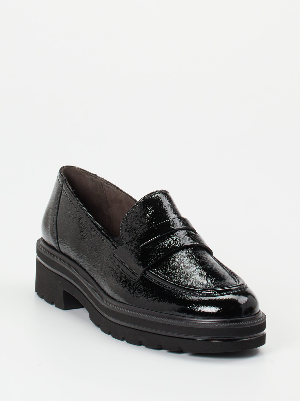 Paul Green – Loafer aus Lackleder schwarz