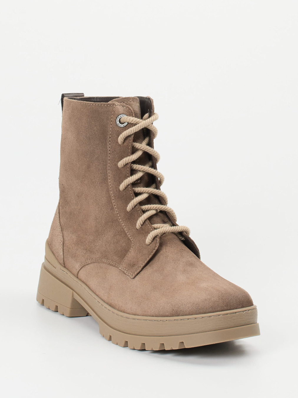 Ganter – Schnürboots aus Veloursleder Braun