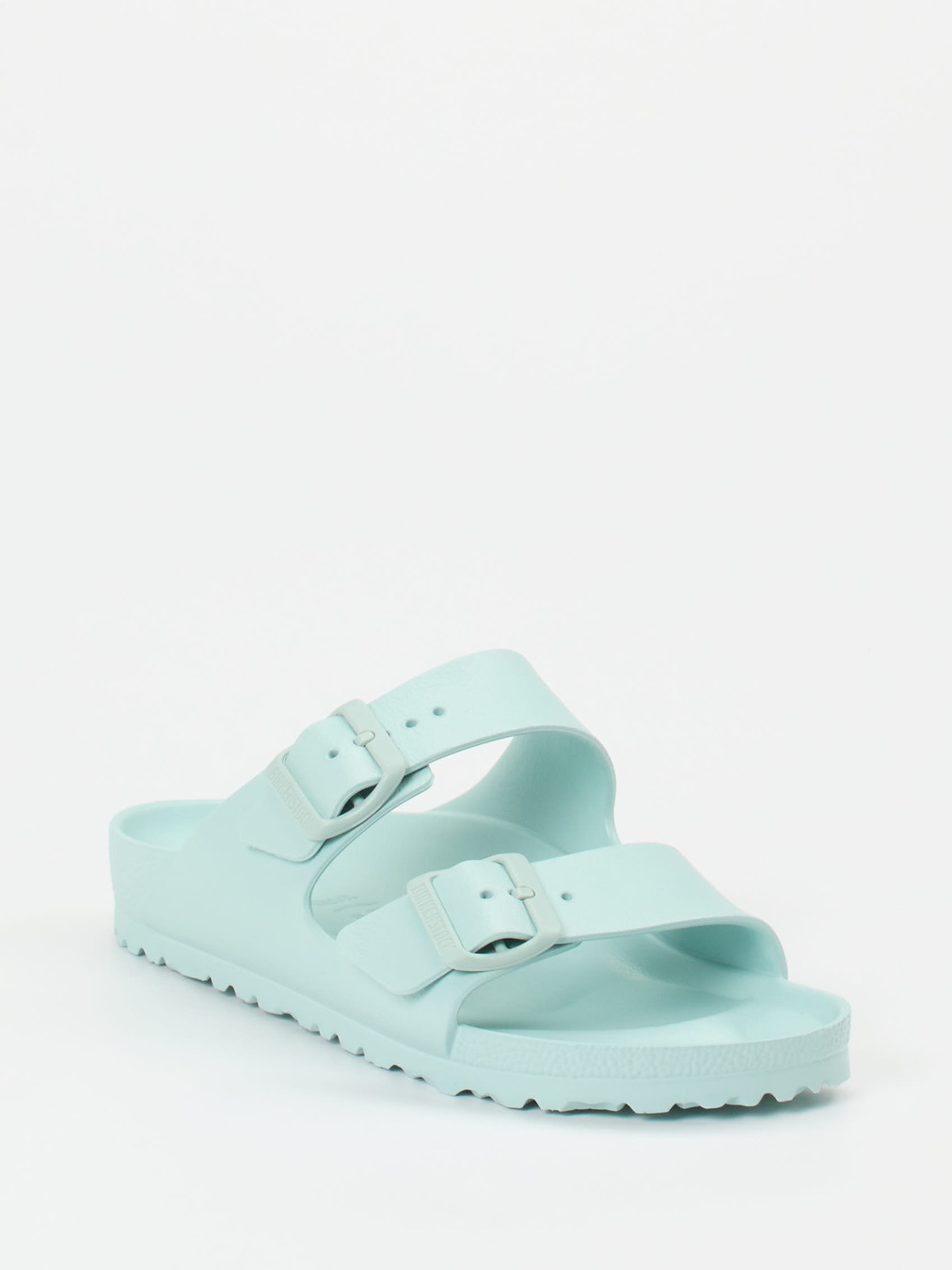 Birkenstock – Zweiriemer aus EVA in Pastellmint