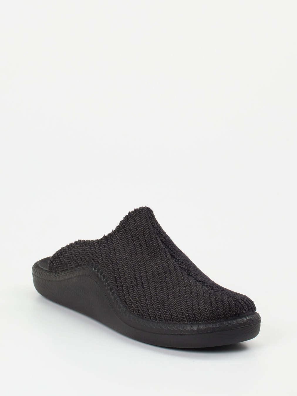 Josef Seibel Relax – Pantoffeln aus Textil schwarz