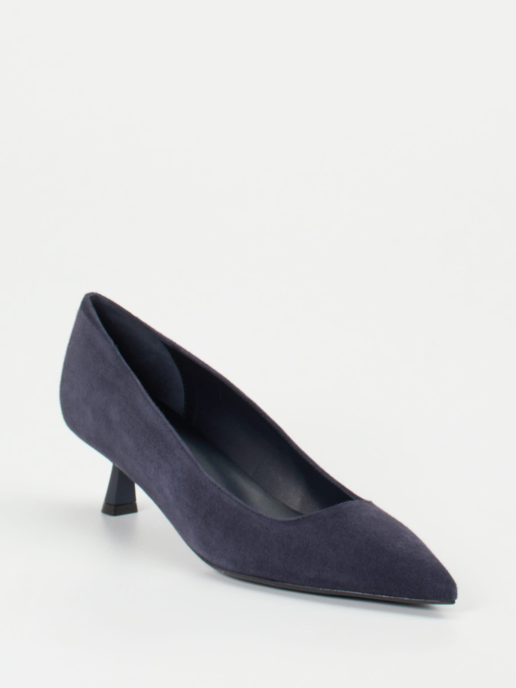 Konstantin Starke – Pumps aus Veloursleder Dunkelblau