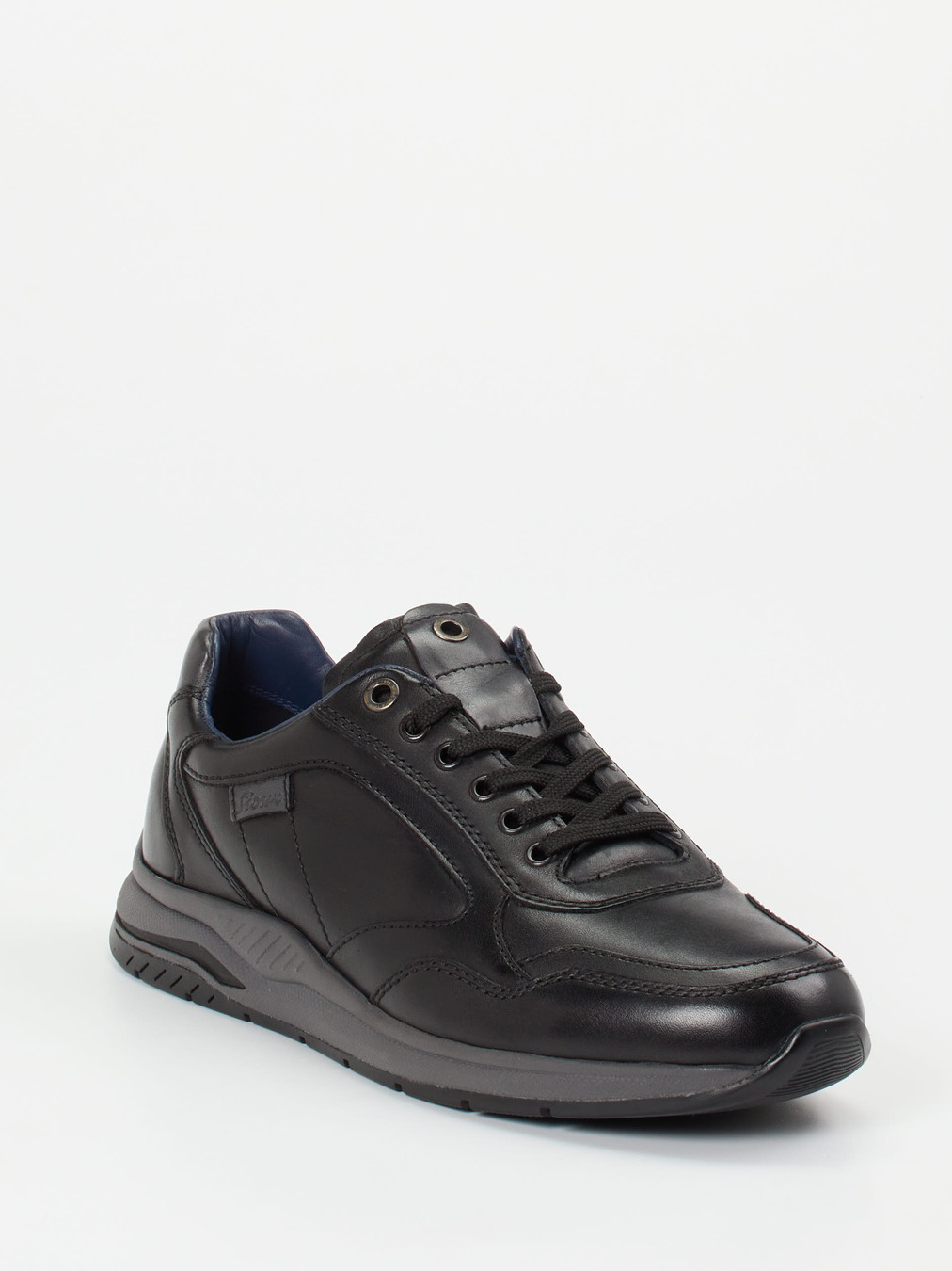 Sioux – Schnürschuh aus Kalbleder schwarz