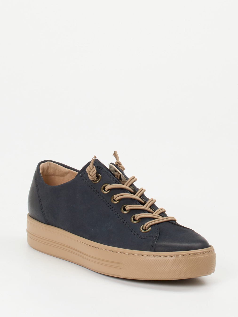 Paul Green – Sneaker aus Nubukleder Dunkelblau