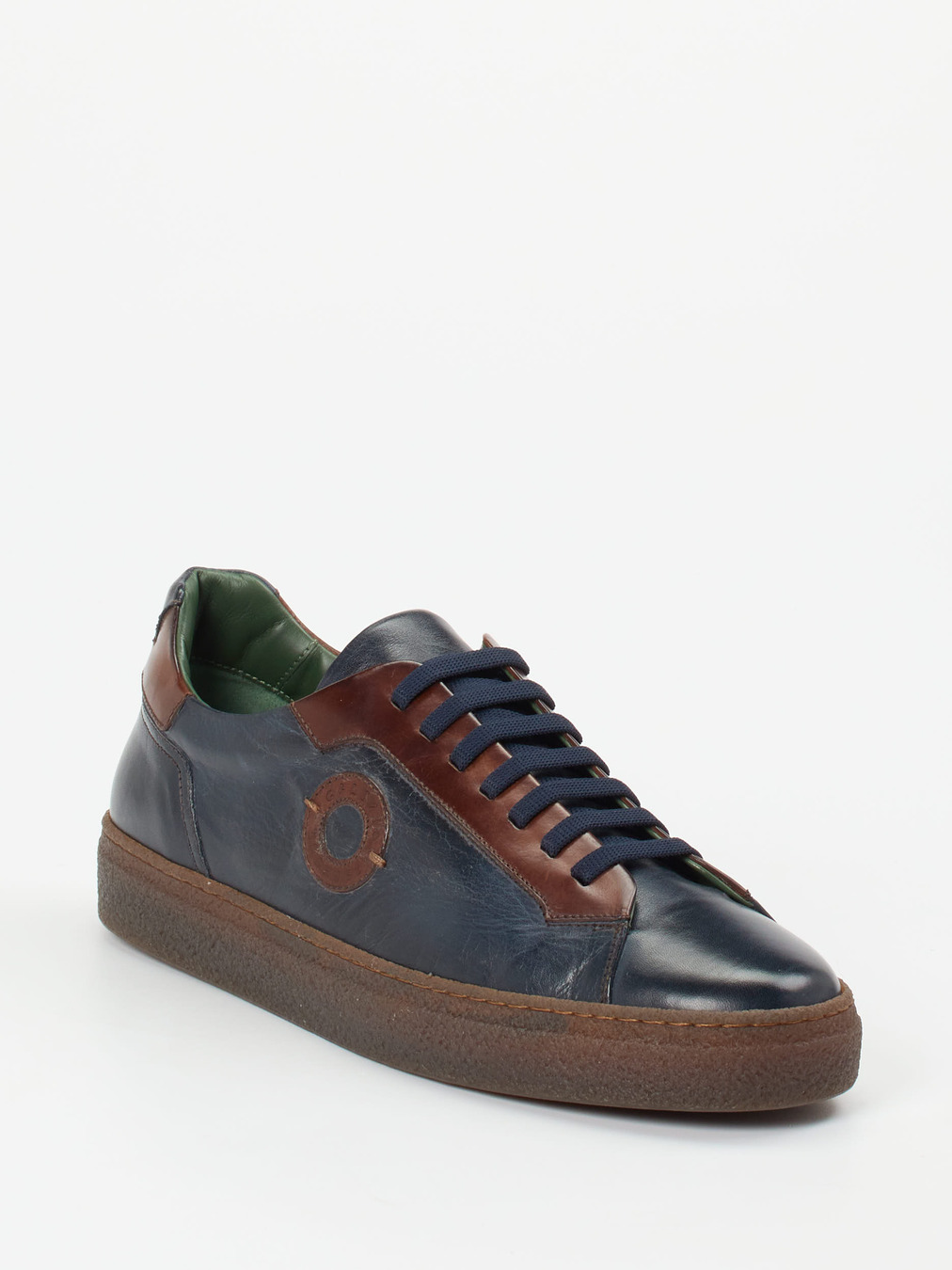 Galizio Torresi – Sneaker aus Kalbleder in Dunkelblau