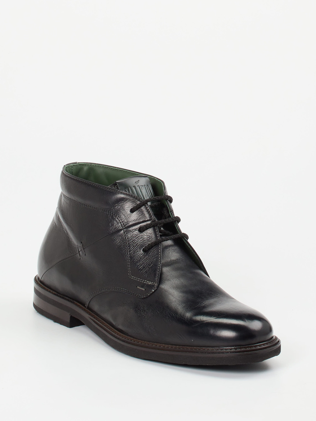 Galizio Torresi – Chukka Boots aus Kalbleder schwarz