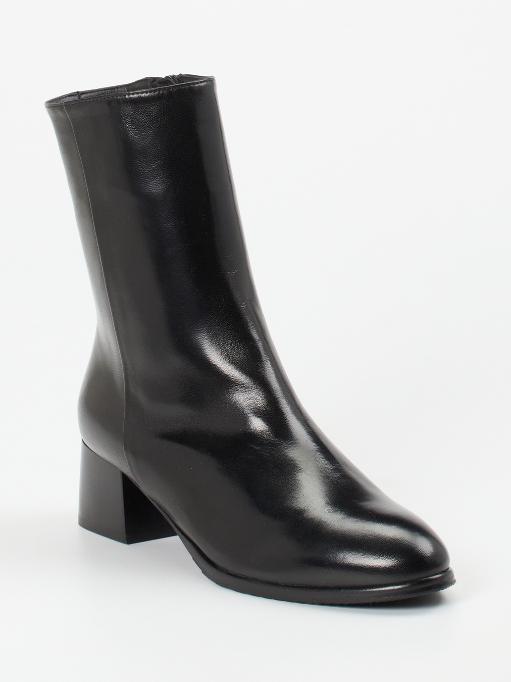 Konstantin Starke – Stiefeletten aus Lammleder schwarz