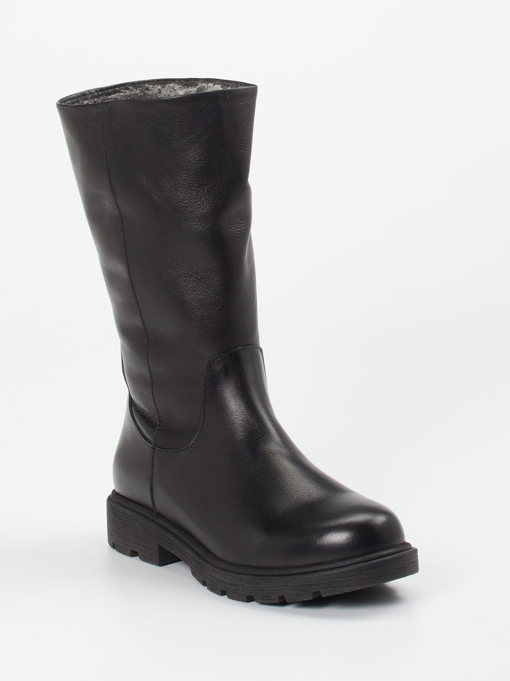 Andrea Conti – Winterstiefel aus Kalbleder schwarz