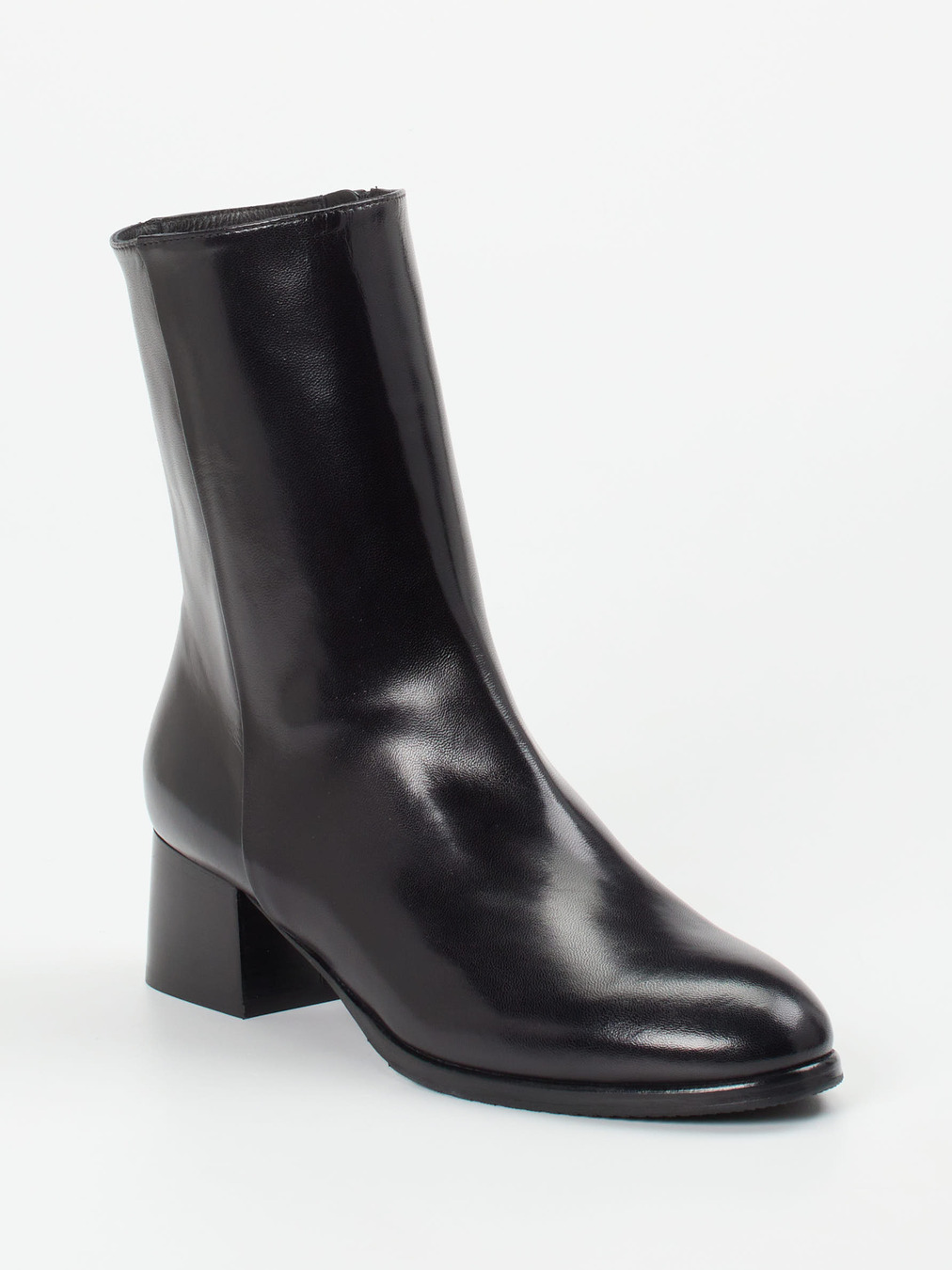 Konstantin Starke – Stiefeletten aus Lammleder Blau