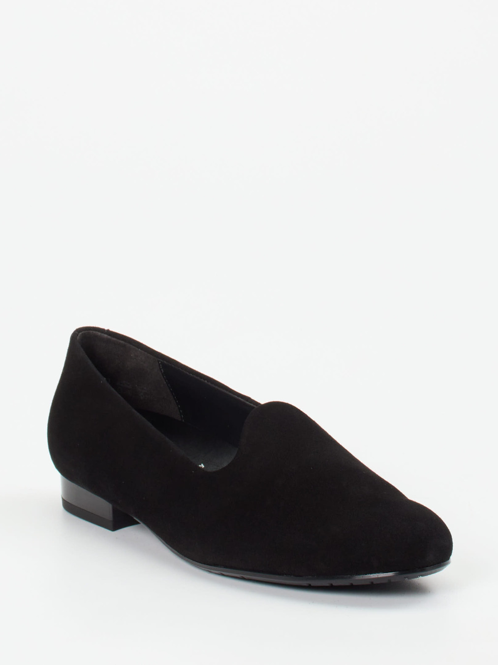 Semler – Loafer aus Veloursleder schwarz