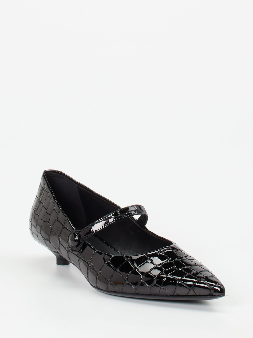 Konstantin Starke – Mary Jane Pumps aus Lackleder schwarz