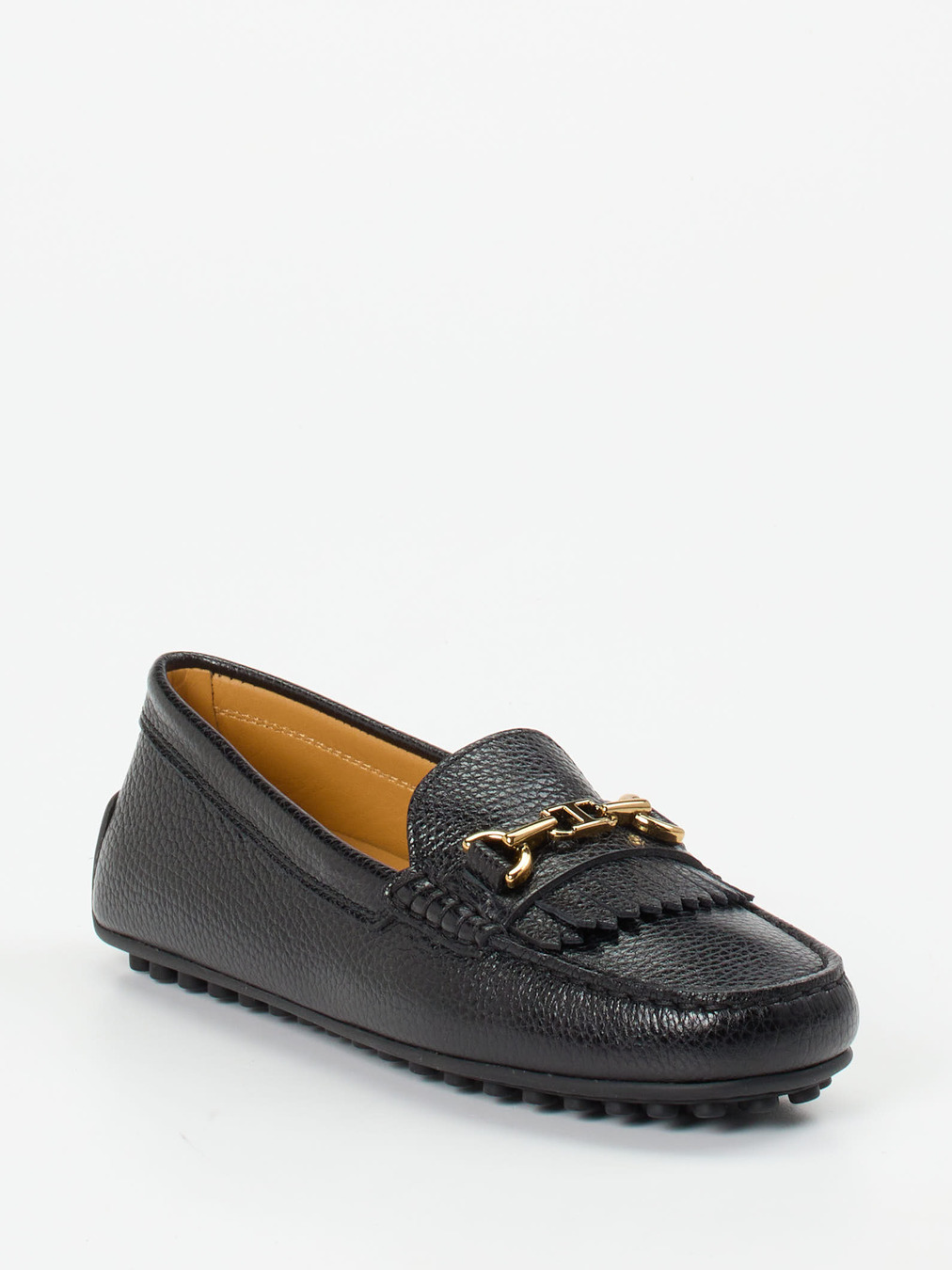 Tod's – Slipper aus Kalbleder in Schwarz