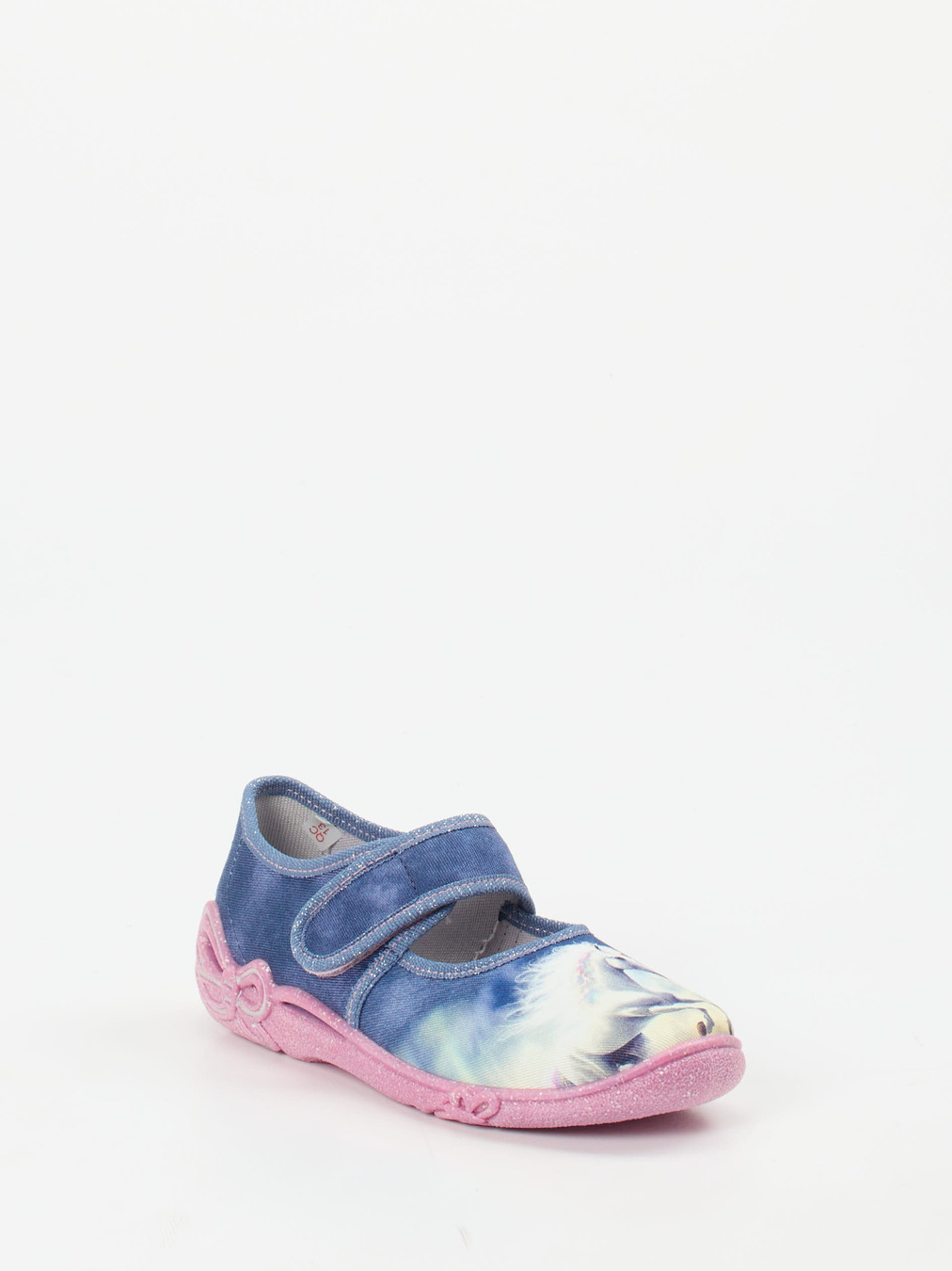 Superfit – Kinder-Hausschuh aus Textil jeansblau