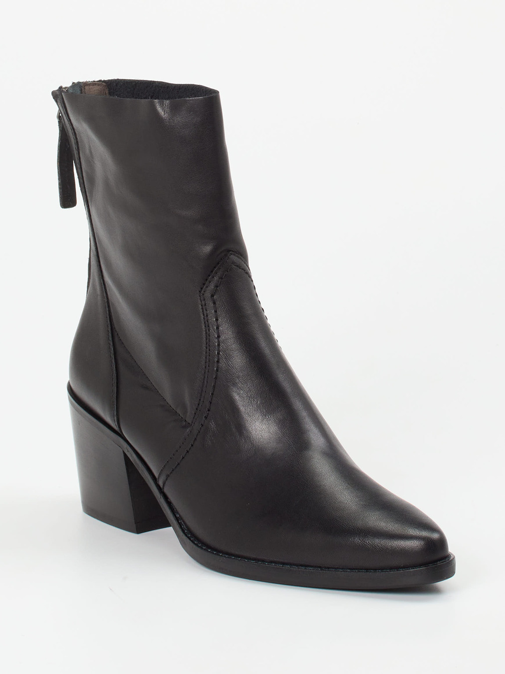 Paul Green – Stiefelette aus Kalbleder in Schwarz