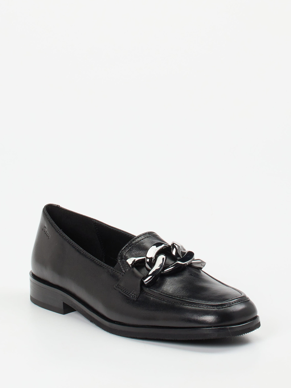 Sioux – Loafer aus Kalbleder Schwarz glänzend