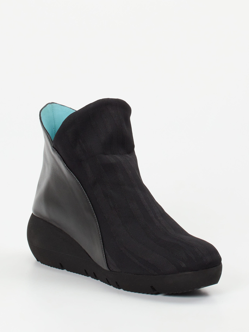 Thierry Rabotin – Stiefelette aus Textil und Lammnappa