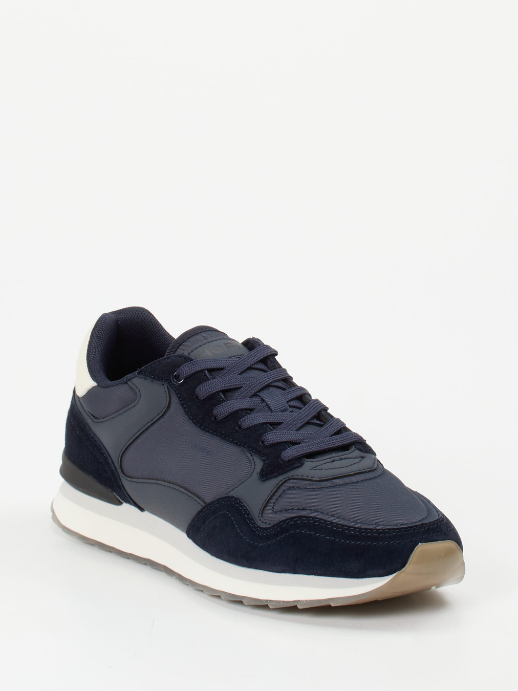 THE HOFF BRAND – Sneaker aus Textil und Veloursleder blau