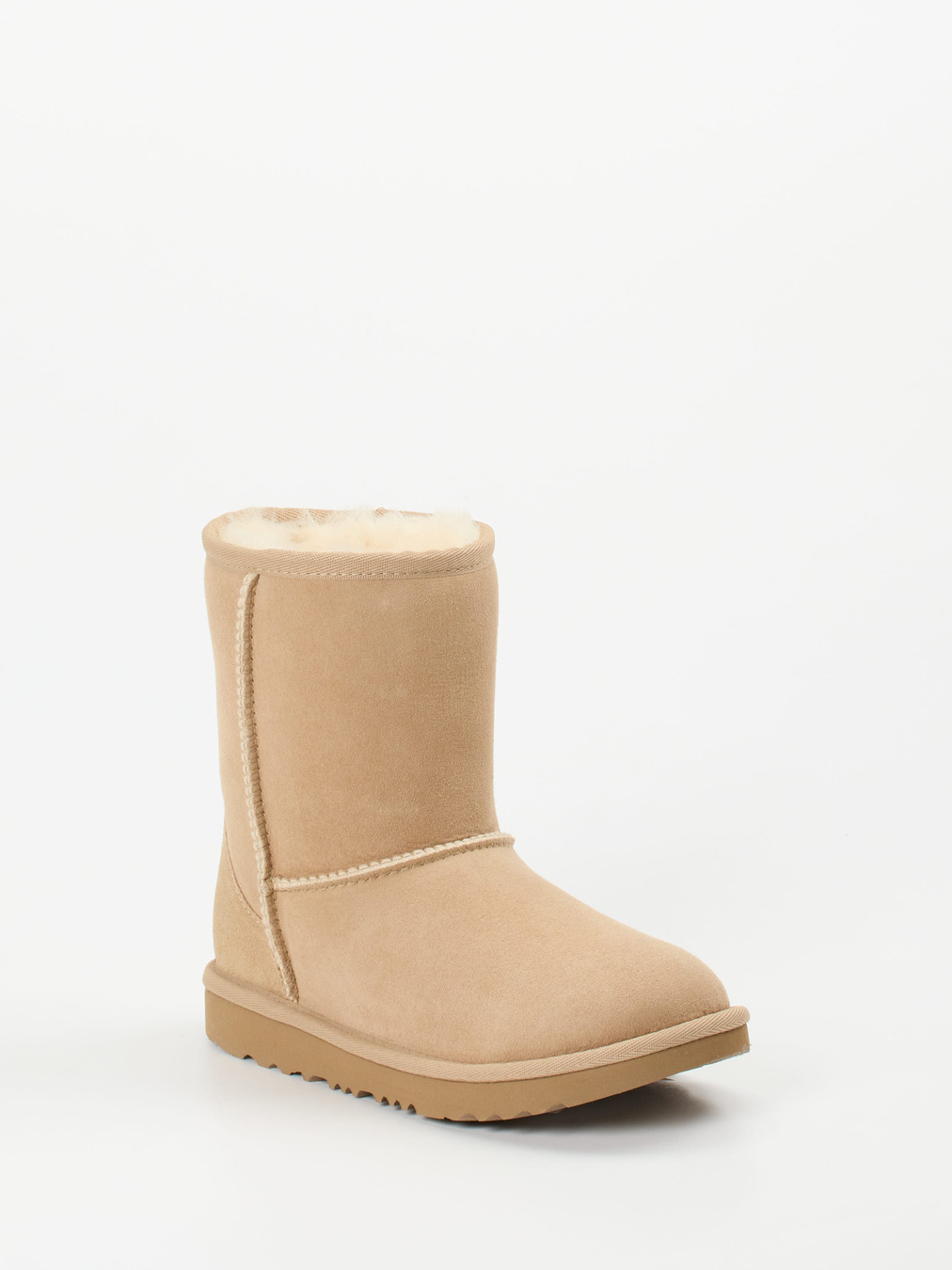 UGG – Lammfell-Boots aus Veloursleder Beige