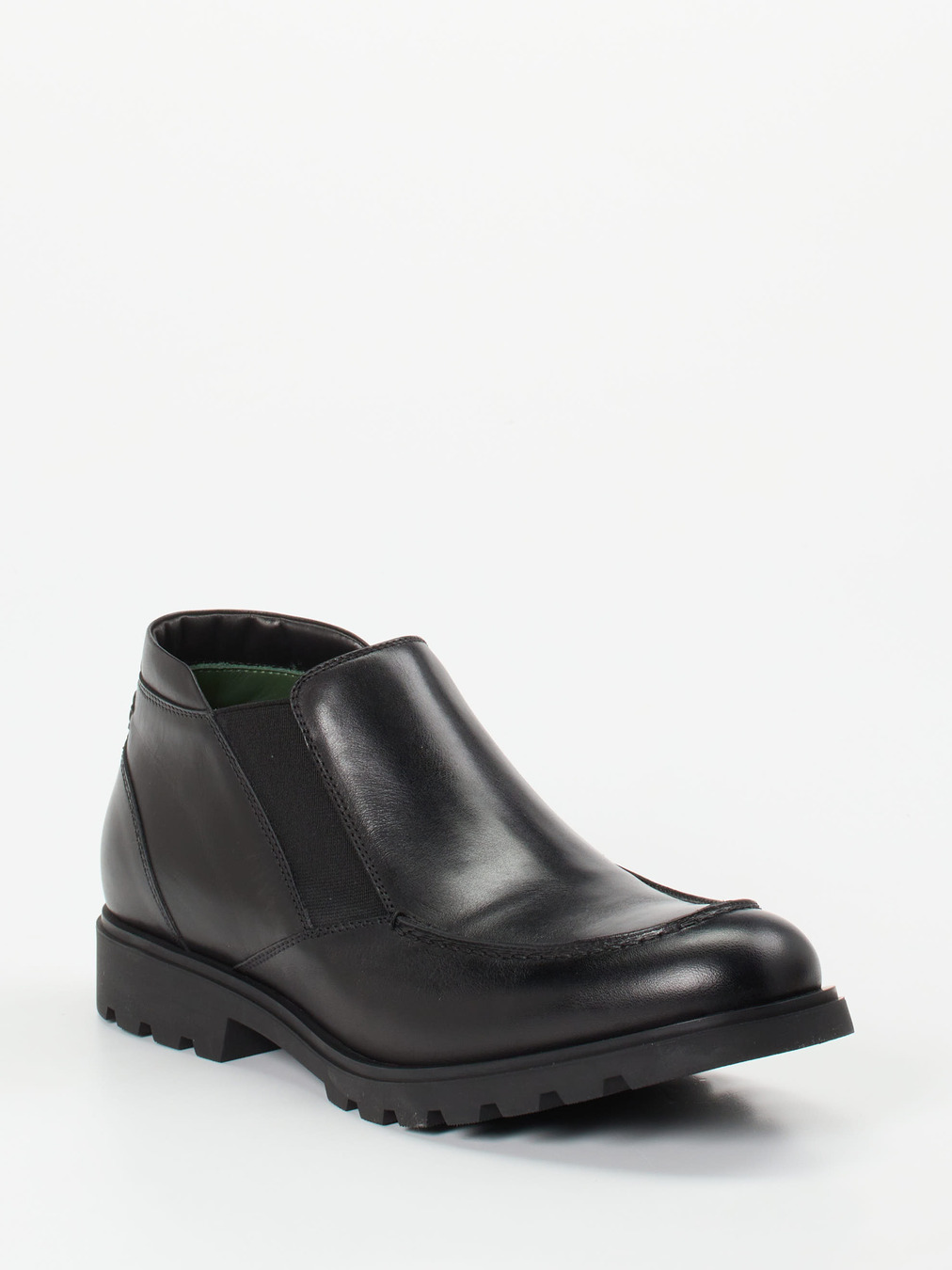 Galizio Torresi – Slip-On-Stiefeletten aus Kalbleder schwarz