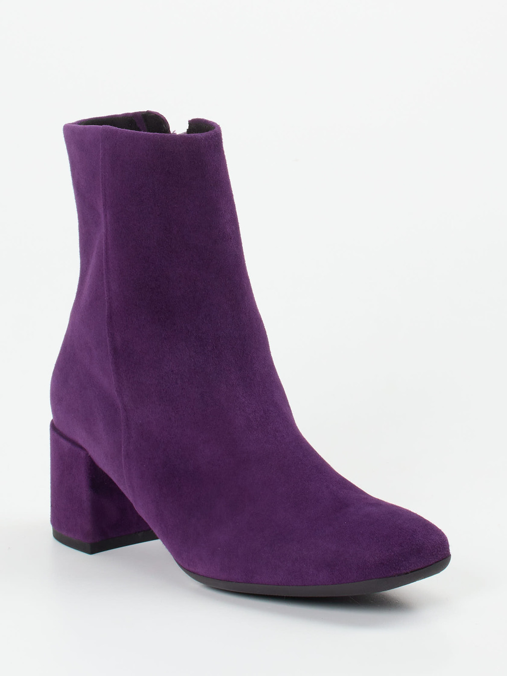 Gabor Comfort – Stiefelette aus Veloursleder Violett