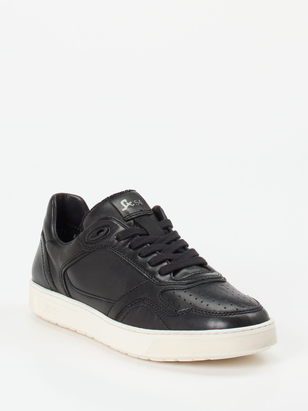 Sioux – Sneaker aus Kalbleder schwarz