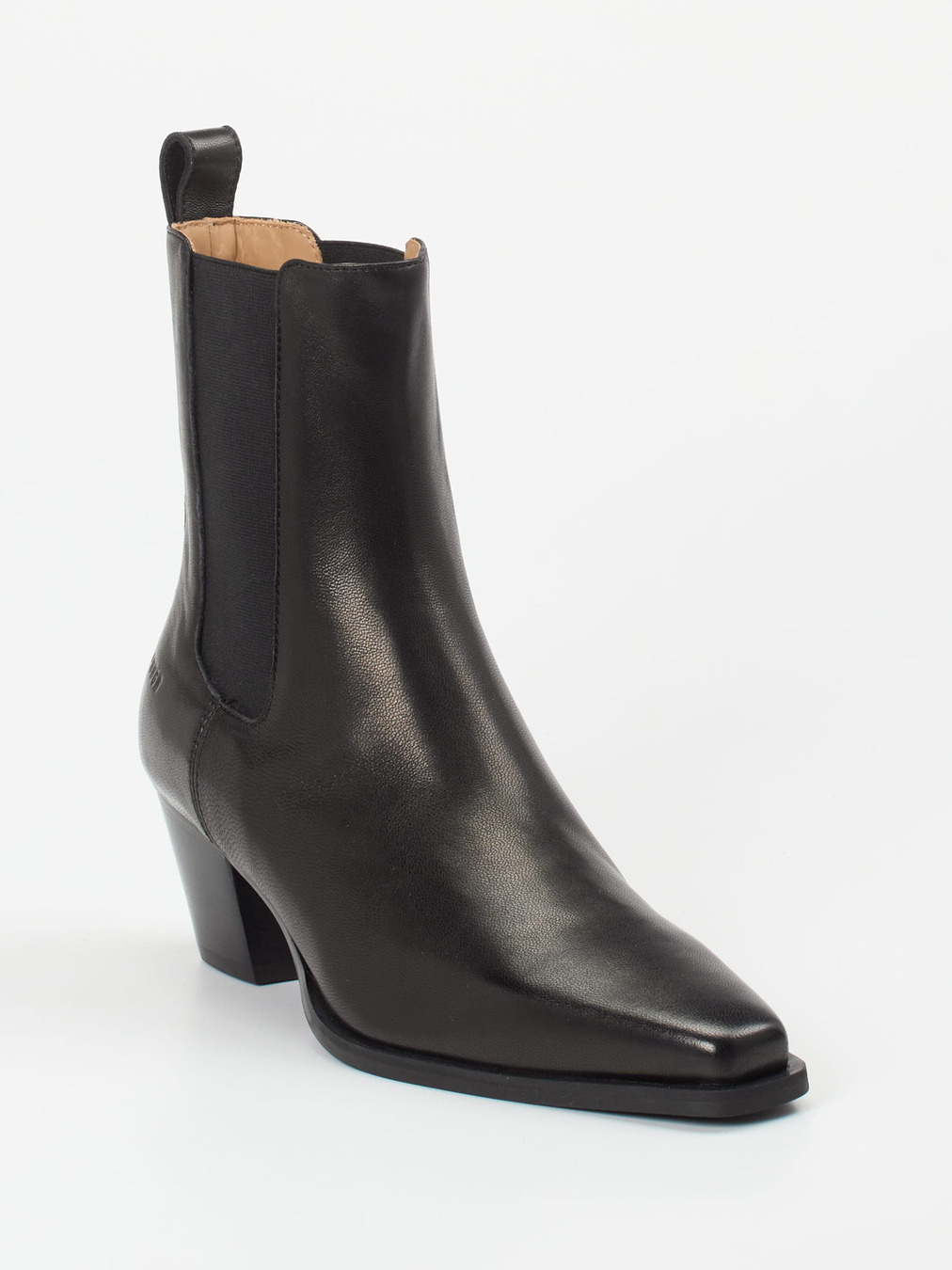 Copenhagen – Chelsea Boots aus Glattleder Schwarz