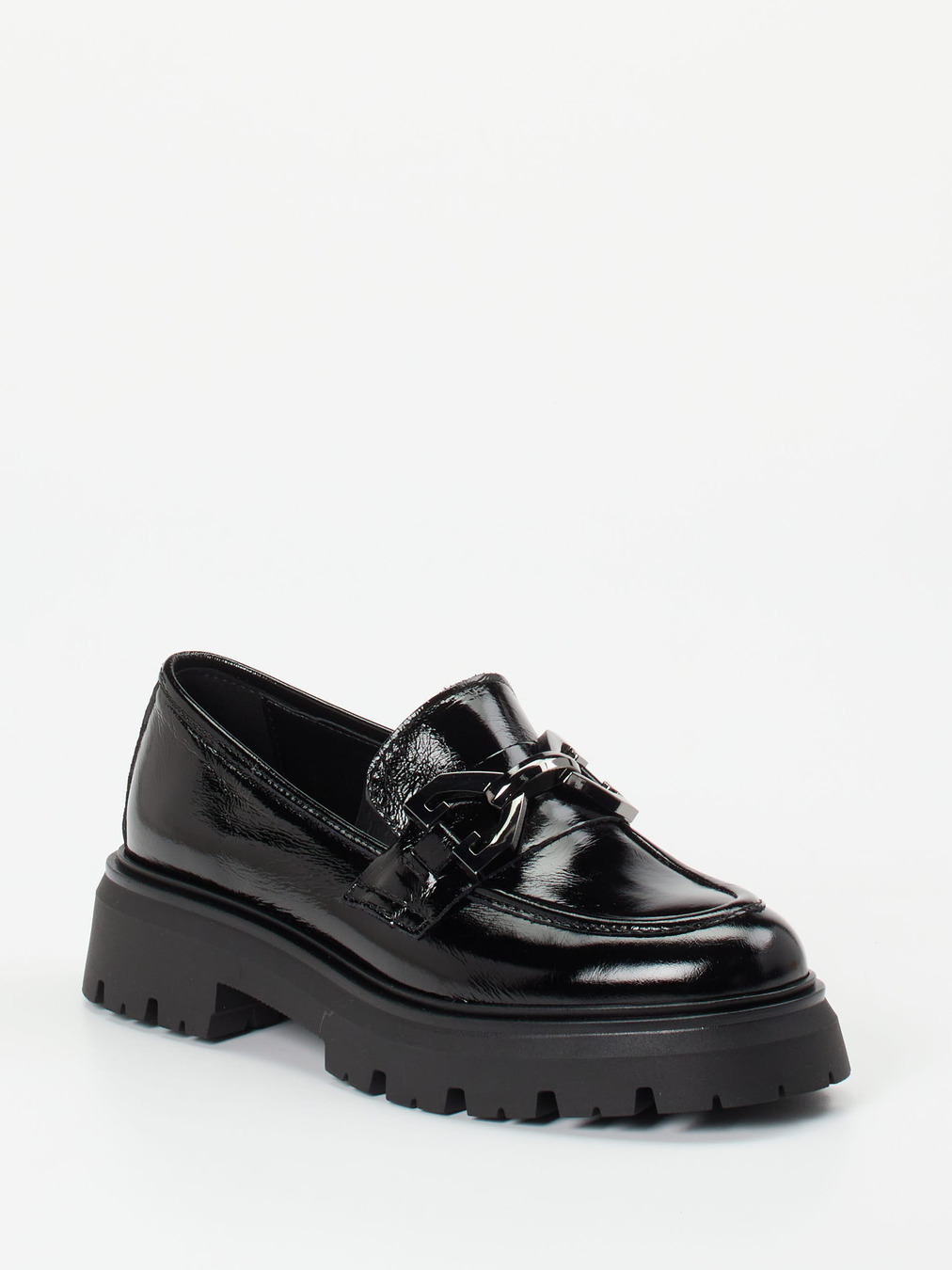 Konstantin Starke – Chunky-Loafer aus Lackleder Schwarz