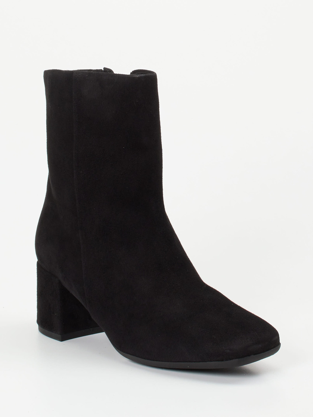 Gabor Comfort – Stiefelette aus Veloursleder schwarz