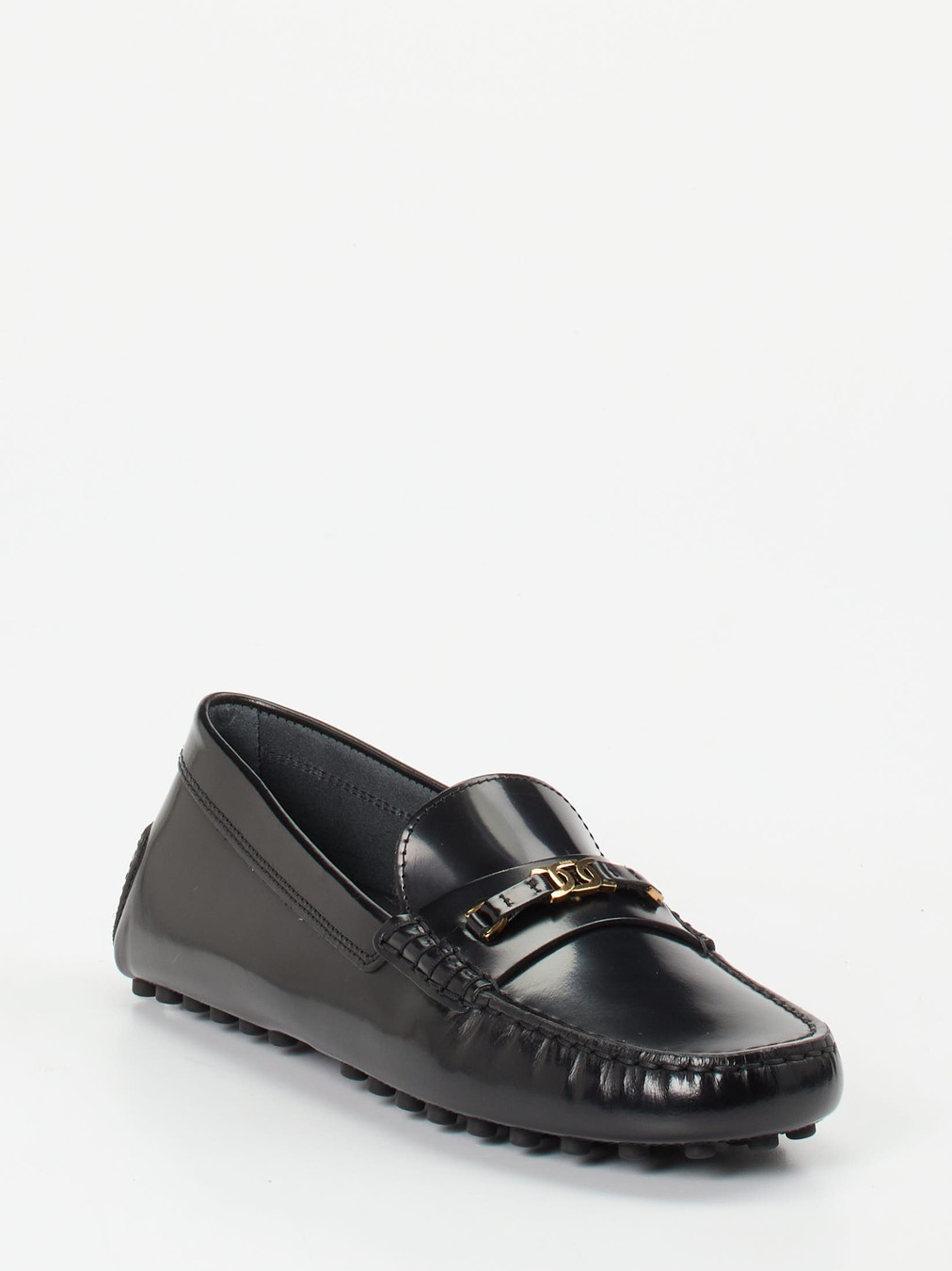 Tod's – Loafer aus Hochglanzleder Schwarz