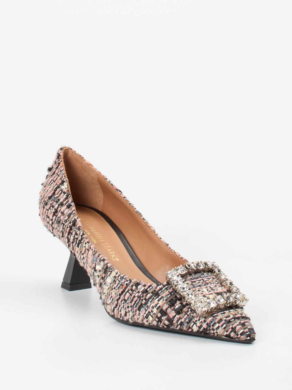 Konstantin Starke – Pumps aus Bouclé-Textil in Rosé