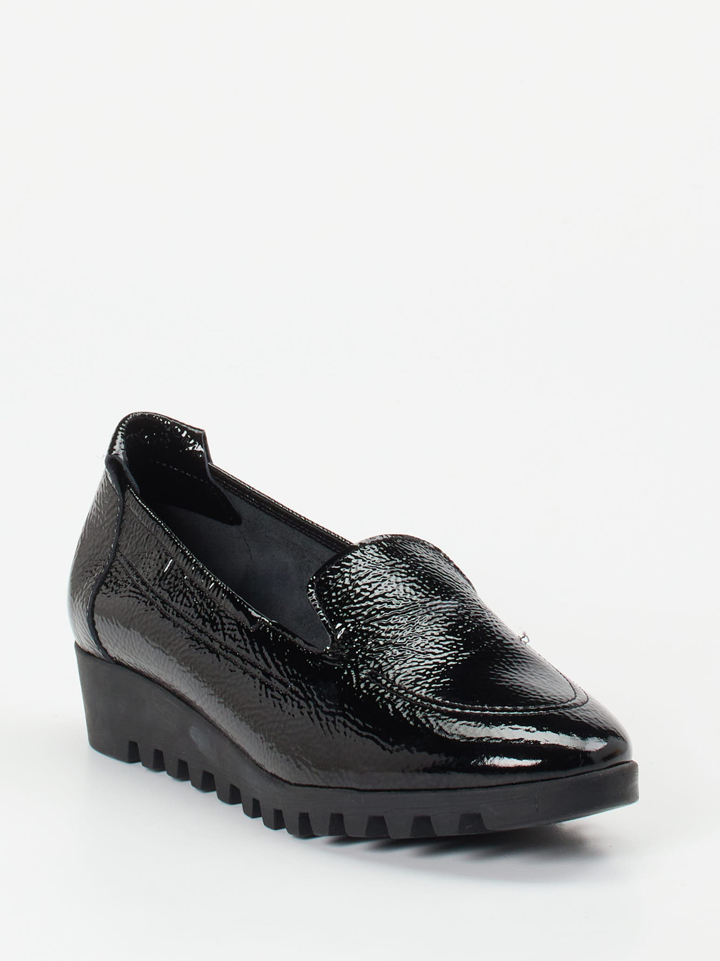 Arche – Slipper aus Lackleder in Schwarz