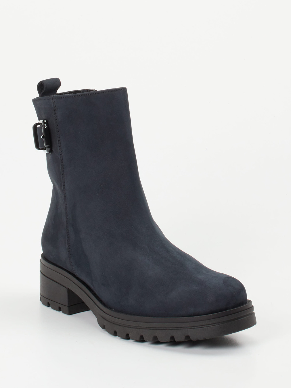 Gabor Comfort – Stiefeletten aus Nubukleder dunkelblau